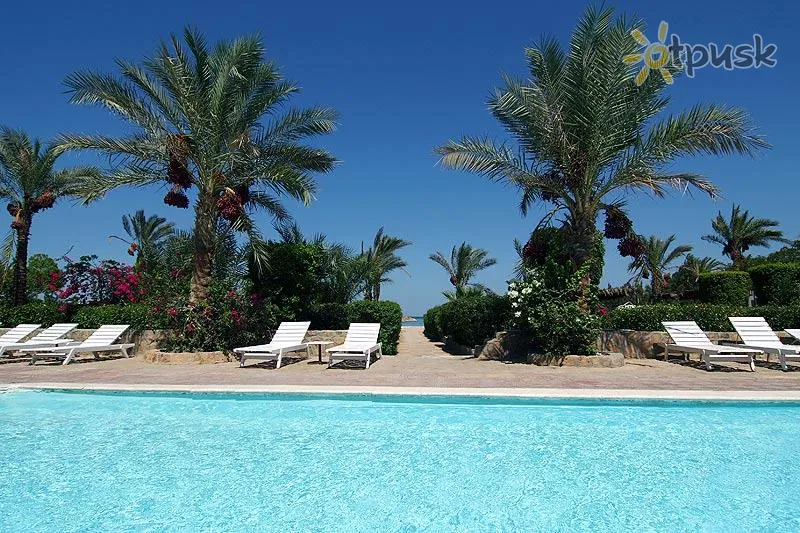 Фото отеля El Samaka Beach Hotel 3* Hurgada Egiptas išorė ir baseinai
