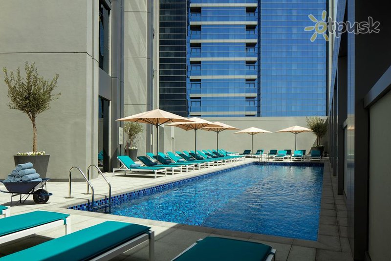 Фото отеля Rove Dubai Marina 3* Дубай ОАЭ экстерьер и бассейны