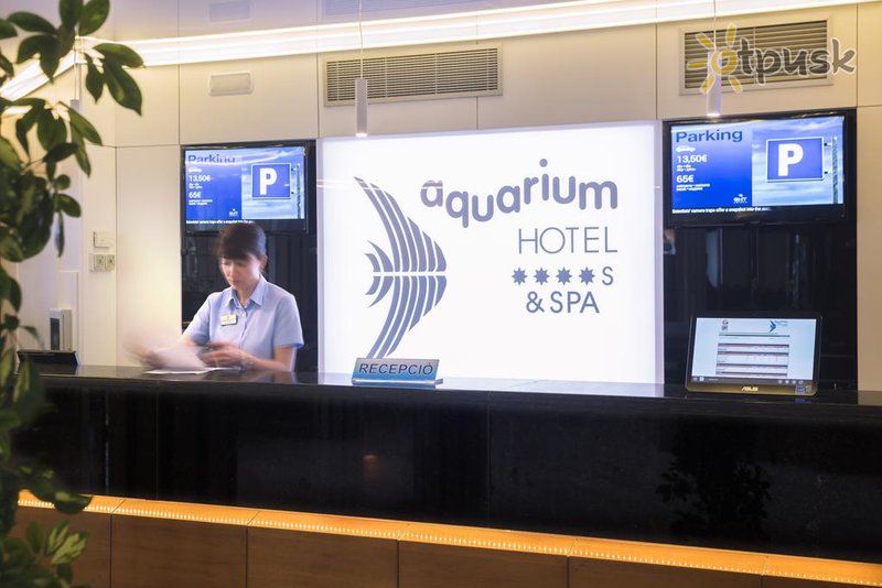 Фото отеля GHT Aquarium Hotel & SPA 4* Коста Брава Испания лобби и интерьер