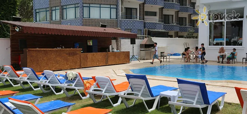 Фото отеля Blu Mare Beach Hotel 3* Кушадаси Туреччина екстер'єр та басейни