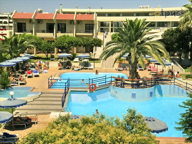 Фото отеля Virginia Hotel 3* Rodas Graikija išorė ir baseinai