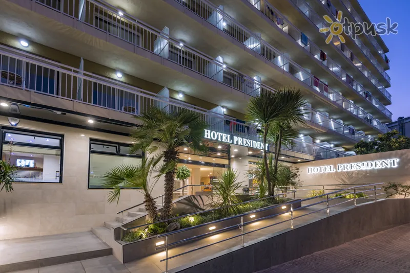 Фото отеля President Calella Hotel 3* Kosta del Maresme Spānija ārpuse un baseini