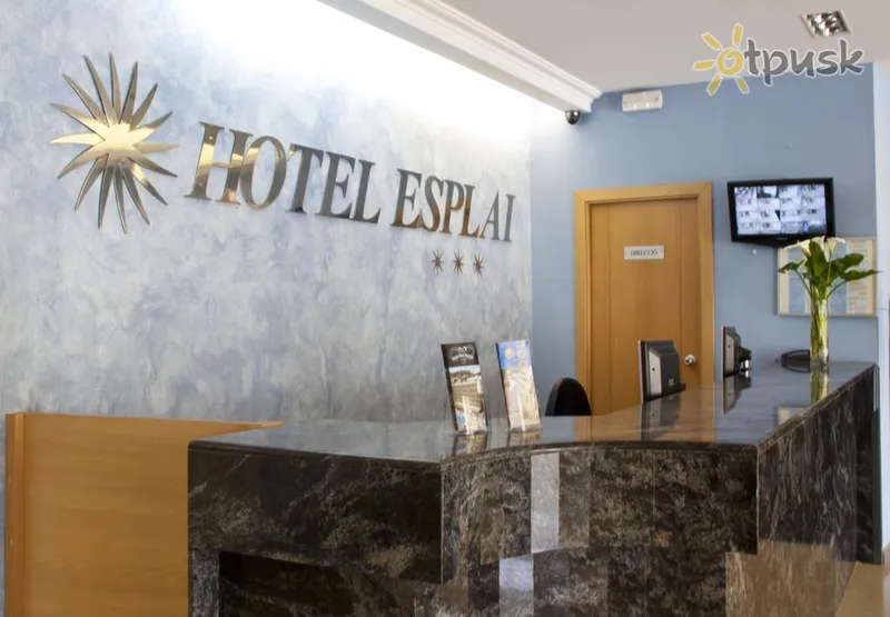 Фото отеля Esplai Hotel 3* Kosta del Maresmė Ispanija fojė ir interjeras