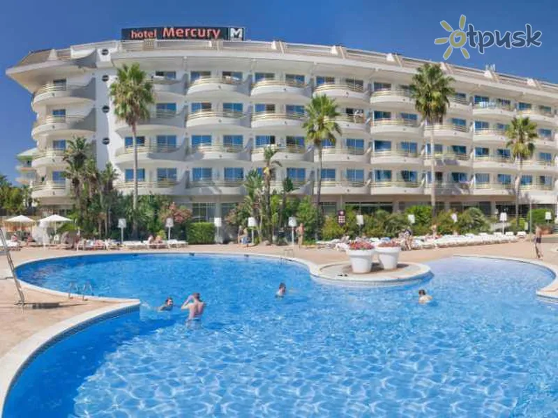 Фото отеля Mercury Hotel 4* Kosta del Maresme Spānija ārpuse un baseini