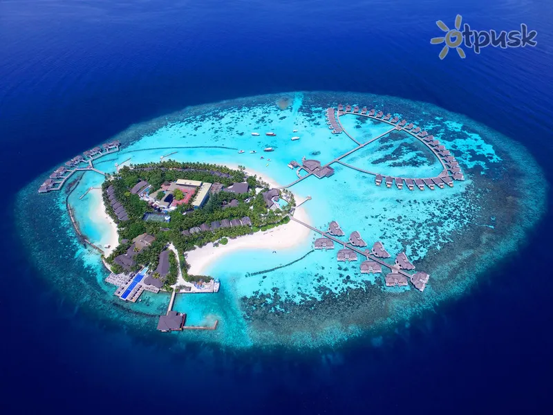 Фото отеля Centara Grand Island Resort & Spa Maldives 5* Арі (Аліфу) Атол Мальдіви екстер'єр та басейни