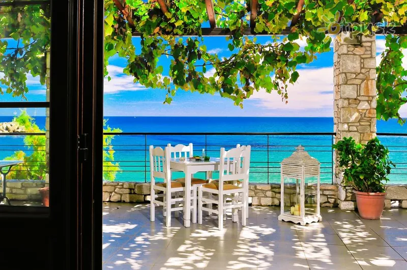 Фото отеля Manthos Blue Hotel 3* Mati Grieķija ārpuse un baseini
