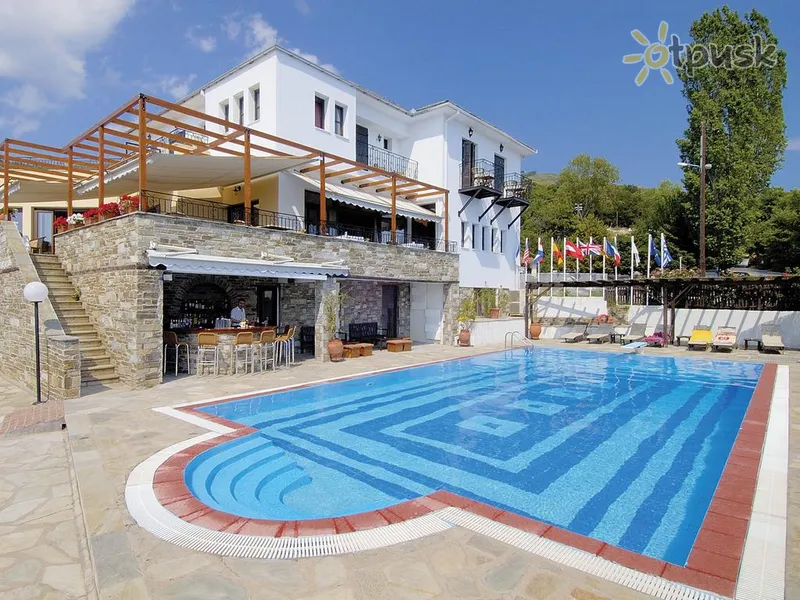 Фото отеля Portaria Hotel 4* Plaukai Graikija išorė ir baseinai