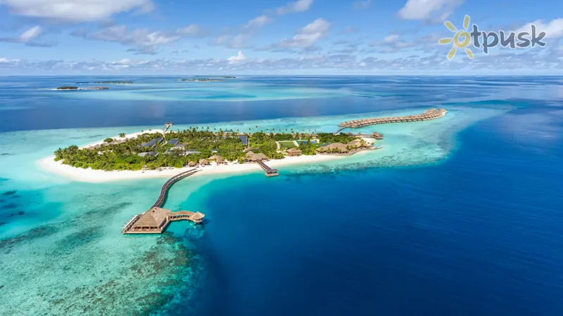 Фото отеля Hurawalhi Island Resort 5* Lhaviyani atolas Maldyvai išorė ir baseinai