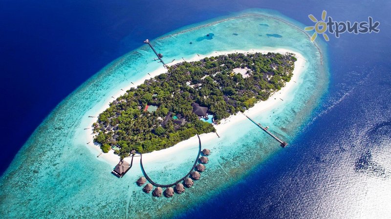 Фото отеля Adaaran Select Meedhupparu 4* Раа Атолл Мальдивы пляж