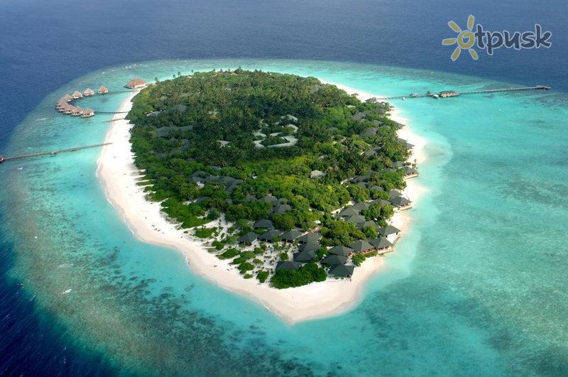 Фото отеля Adaaran Select Meedhupparu 4* Раа Атолл Мальдивы пляж