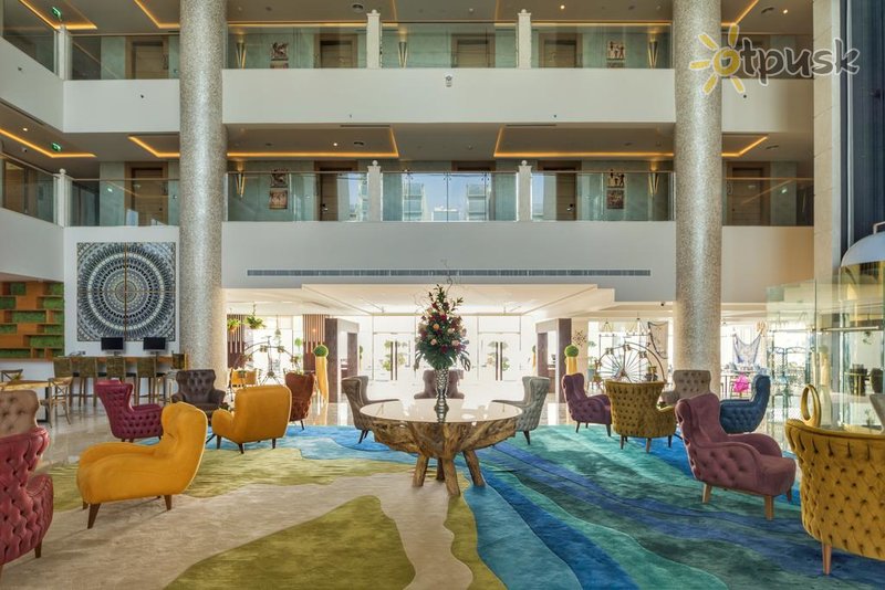 Фото отеля Royal Central Hotel The Palm 5* Дубай ОАЭ лобби и интерьер