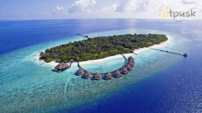 Фото отеля Adaaran Prestige Water Villas 5* Раа Атолл Мальдивы экстерьер и бассейны