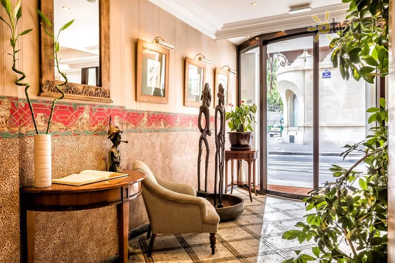 Фото отеля Villa Montparnasse Hotel 4* Париж Франция лобби и интерьер