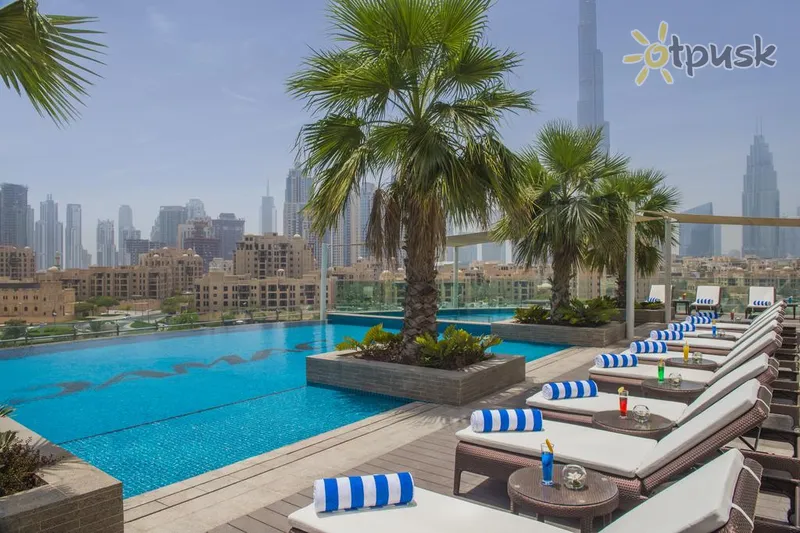 Фото отеля Damac Maison Royale The Distinction 5* Дубай ОАЭ экстерьер и бассейны