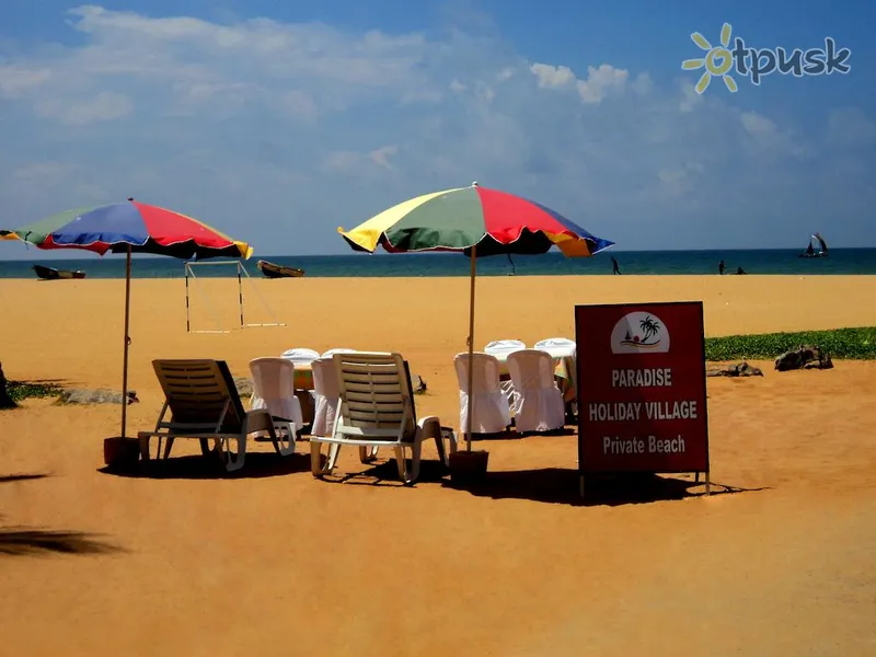 Фото отеля Paradise Holiday Village 3* Negombo Šri Lanka papludimys