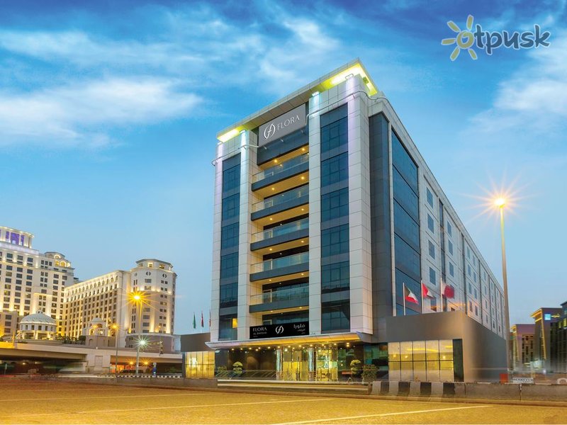 Фото отеля Flora Al Barsha Hotel 4* Дубай ОАЭ экстерьер и бассейны