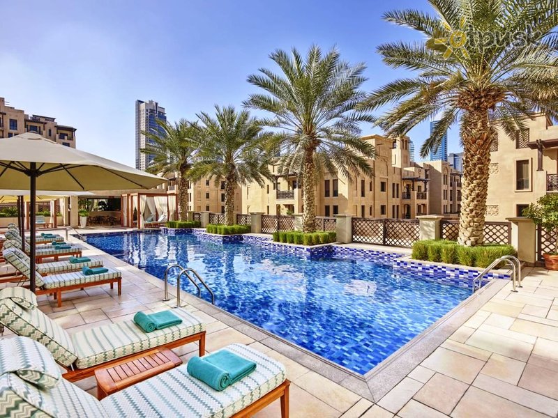 Фото отеля Manzil Downtown Dubai 4* Дубай ОАЭ экстерьер и бассейны