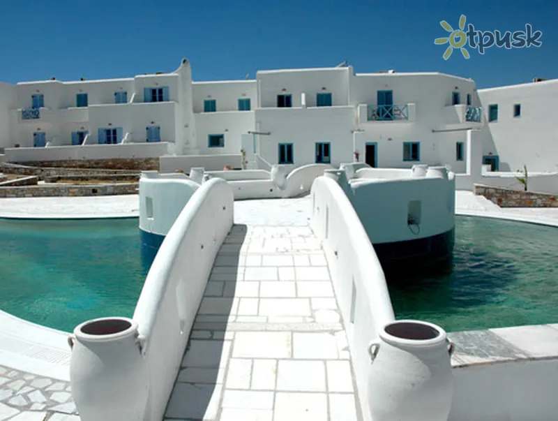 Фото отеля Captain`s Rocks Hotel 3* Paros Graikija išorė ir baseinai
