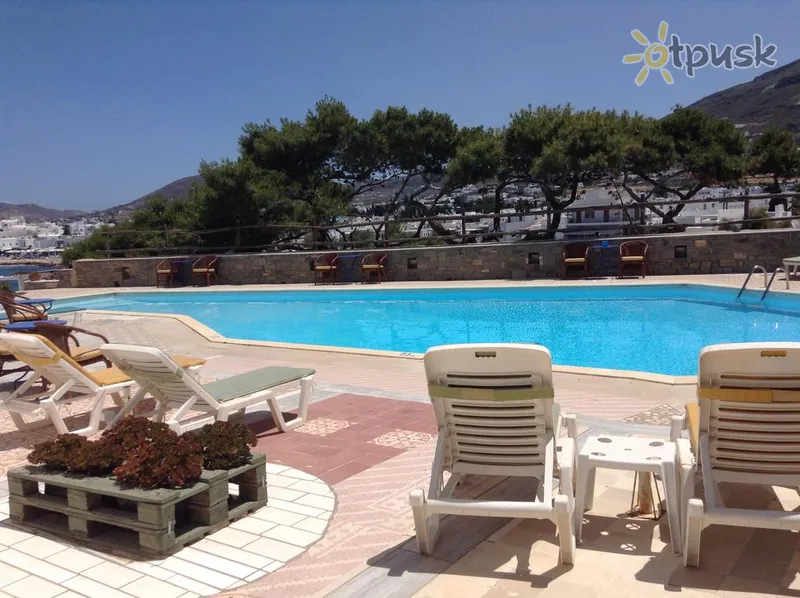 Фото отеля Pandrossos Hotel 3* о. Парос Греция экстерьер и бассейны