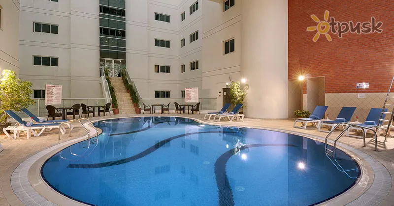 Фото отеля Lotus Downtown Metro Hotel Apartment 4* Дубай ОАЭ экстерьер и бассейны