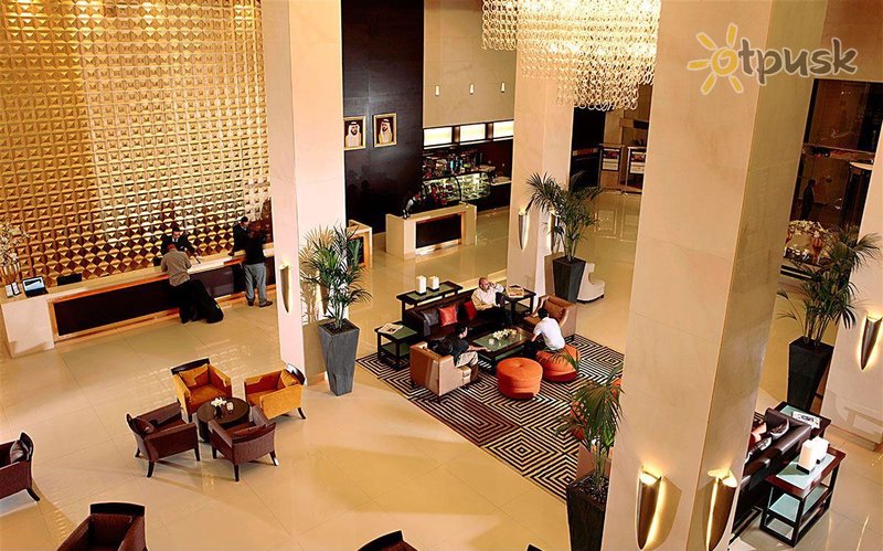 Фото отеля Media Rotana 5* Дубай ОАЭ лобби и интерьер