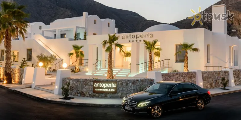 Фото отеля Antoperla Luxury Hotel & Spa 5* о. Санторіні Греція екстер'єр та басейни
