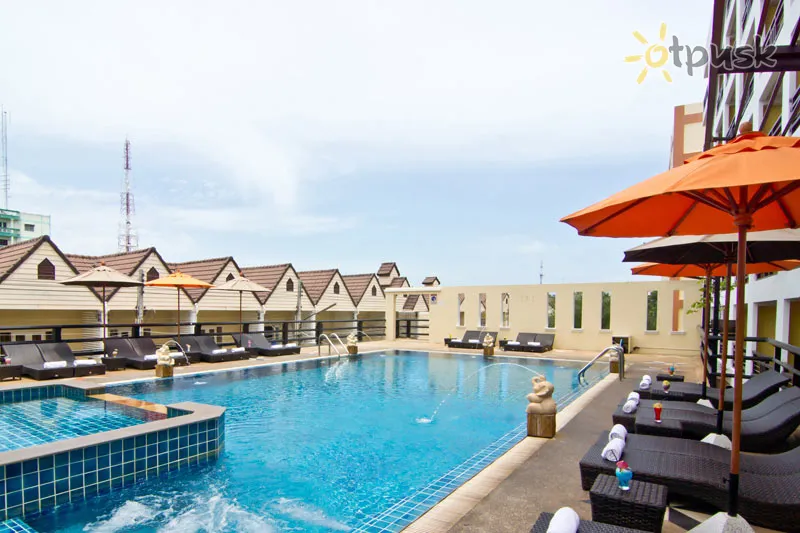 Фото отеля Golden Sea Pattaya Hotel 3* Pataja Tailandas išorė ir baseinai