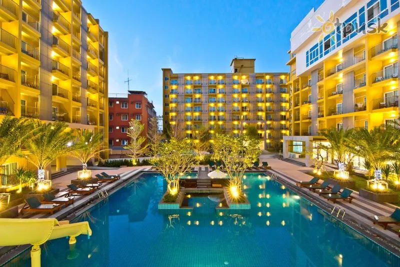Фото отеля Grand Bella Hotel 3* Pataja Tailandas išorė ir baseinai
