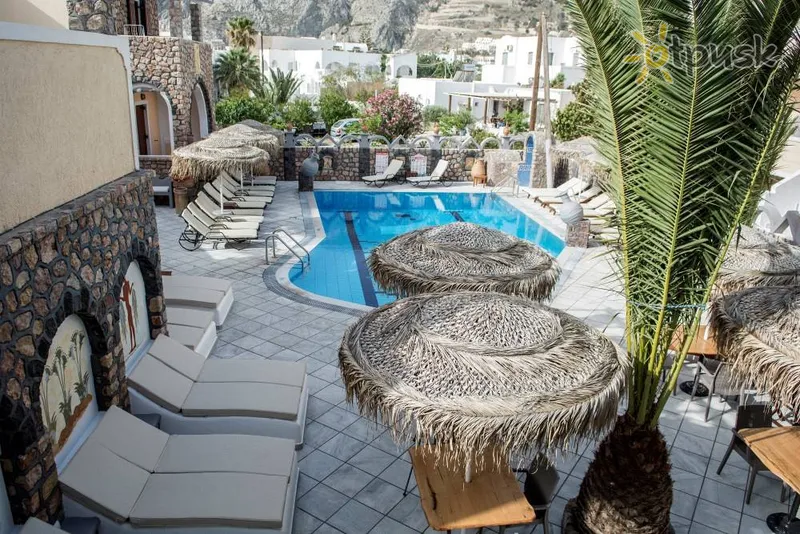 Фото отеля Polydefkis Apartments 3* о. Санторіні Греція екстер'єр та басейни