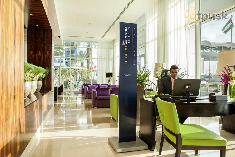 Фото отеля Novotel World Trade Centre 4* Дубай ОАЭ лобби и интерьер