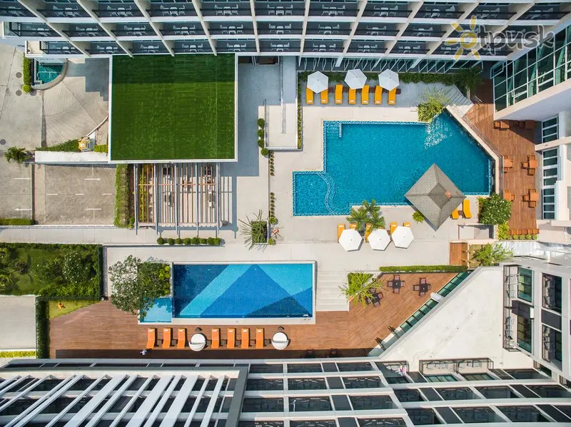 Фото отеля J Pattaya Hotel 4* Паттайя Таиланд экстерьер и бассейны