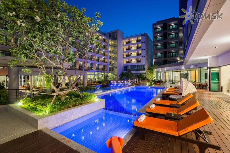 Фото отеля J Pattaya Hotel 4* Паттайя Таиланд экстерьер и бассейны