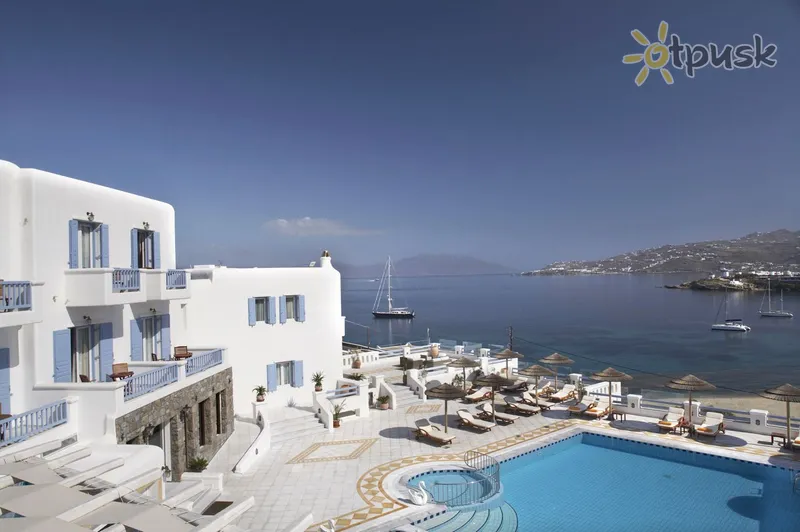 Фото отеля Grand Beach Hotel 4* о. Міконос Греція екстер'єр та басейни