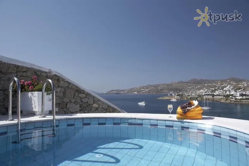 Фото отеля Grand Beach Hotel 4* Mikėnai Graikija išorė ir baseinai