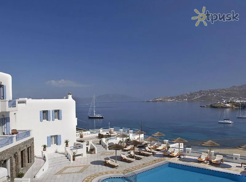 Фото отеля Grand Beach Hotel 4* о. Міконос Греція екстер'єр та басейни