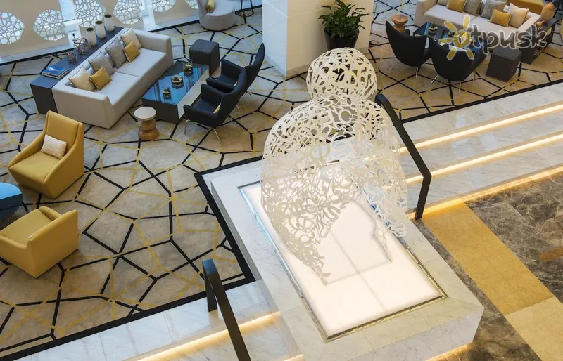 Фото отеля Le Royal Meridien Abu Dhabi 5* Абу Даби ОАЭ лобби и интерьер