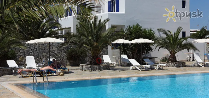 Фото отеля New Aeolos Hotel 3* о. Міконос Греція екстер'єр та басейни
