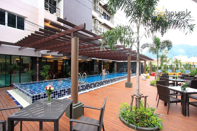 Фото отеля Baramee Hip Hotel 3* par. Puketa Taizeme ārpuse un baseini