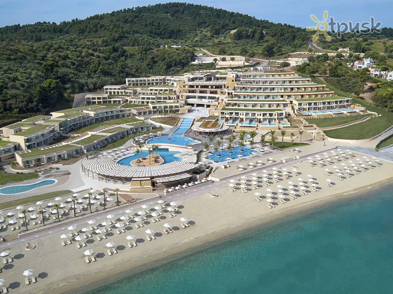 Фото отеля Miraggio Thermal Spa Resort 5* Халкідікі – Кассандра Греція пляж