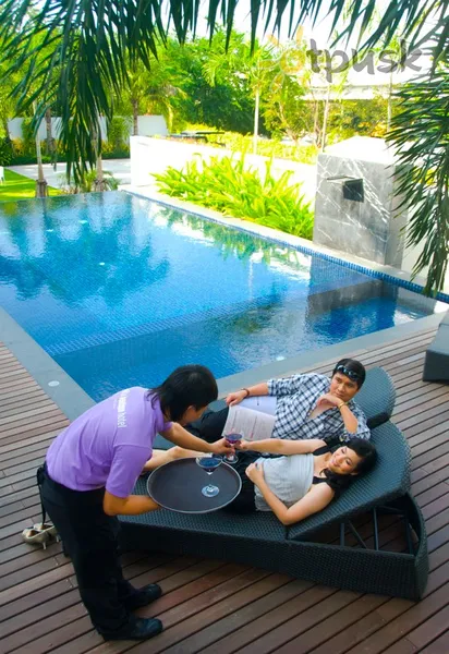 Фото отеля Manita Boutique Hotel 3* Pataja Tailandas išorė ir baseinai