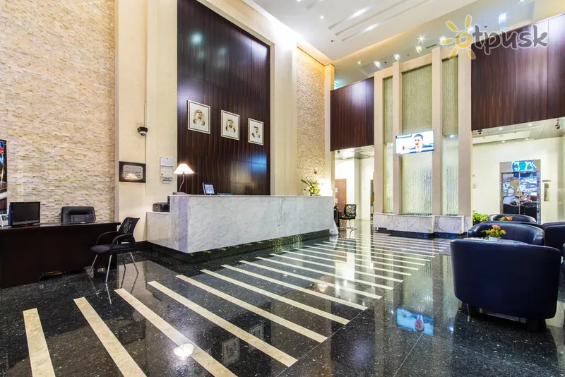 Фото отеля Nojoum Hotel Apartments 3* Дубай ОАЭ лобби и интерьер