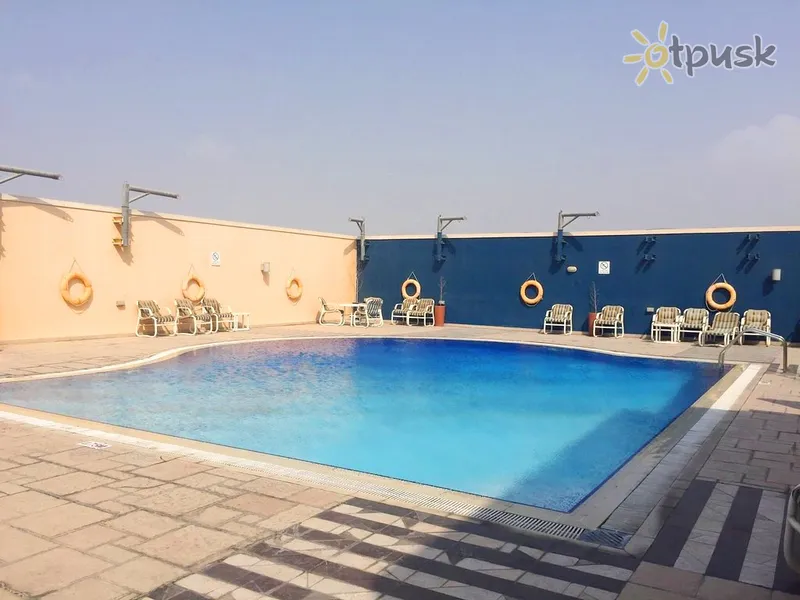 Фото отеля Nojoum Hotel Apartments 3* Дубай ОАЭ экстерьер и бассейны