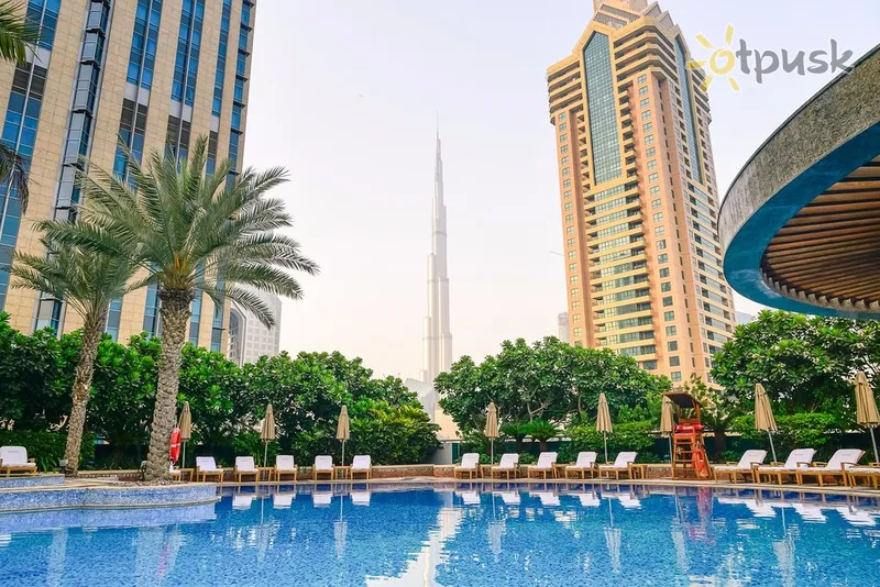 Фото отеля Shangri-La Hotel Dubai 5* Дубай ОАЭ экстерьер и бассейны