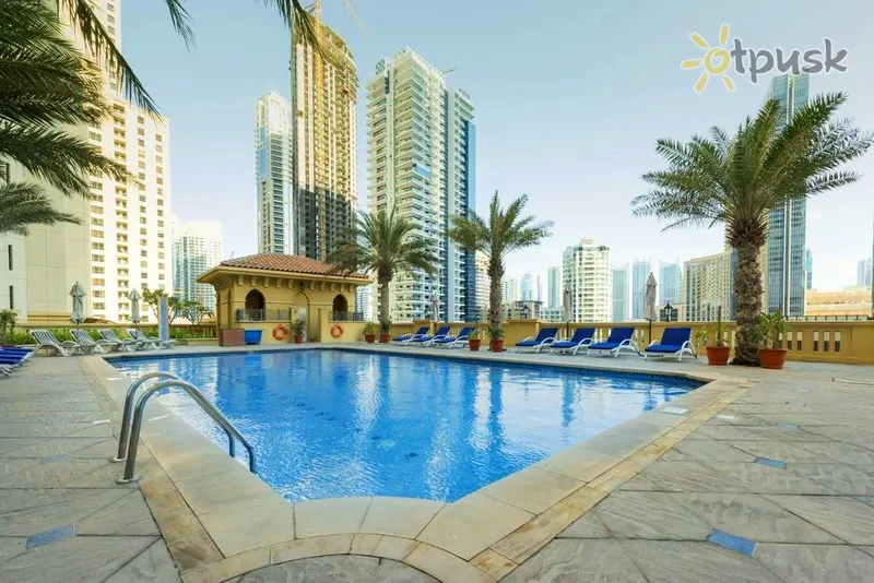 Фото отеля Suha JBR Hotel Apartments 4* Дубай ОАЭ экстерьер и бассейны