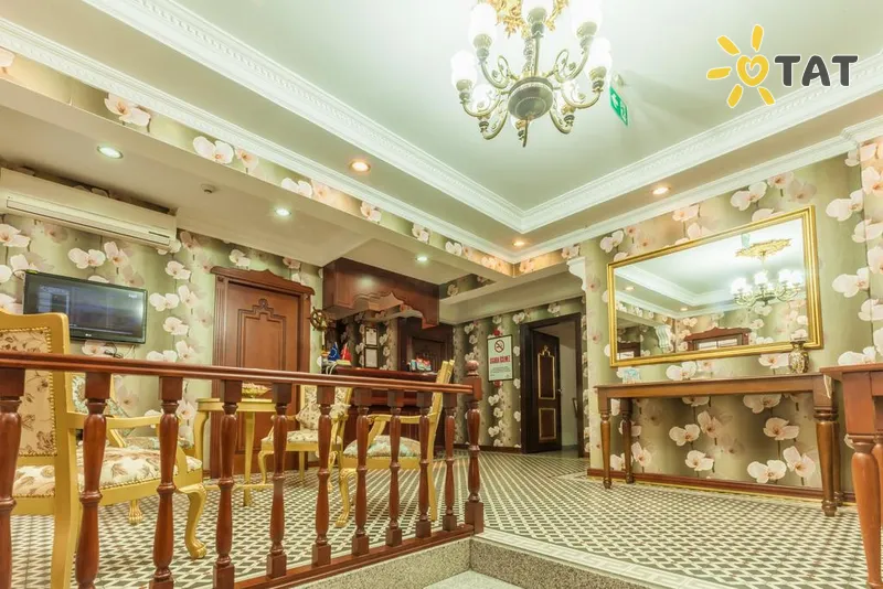 Фото отеля Saba Sultan Hotel 3* Стамбул Турция лобби и интерьер