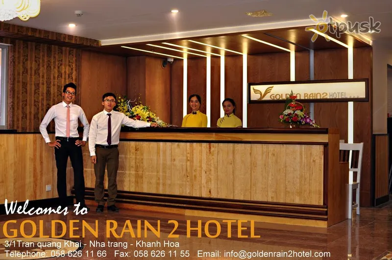 Фото отеля Golden Rain 2 Hotel 3* Нячанг Вьетнам лобби и интерьер