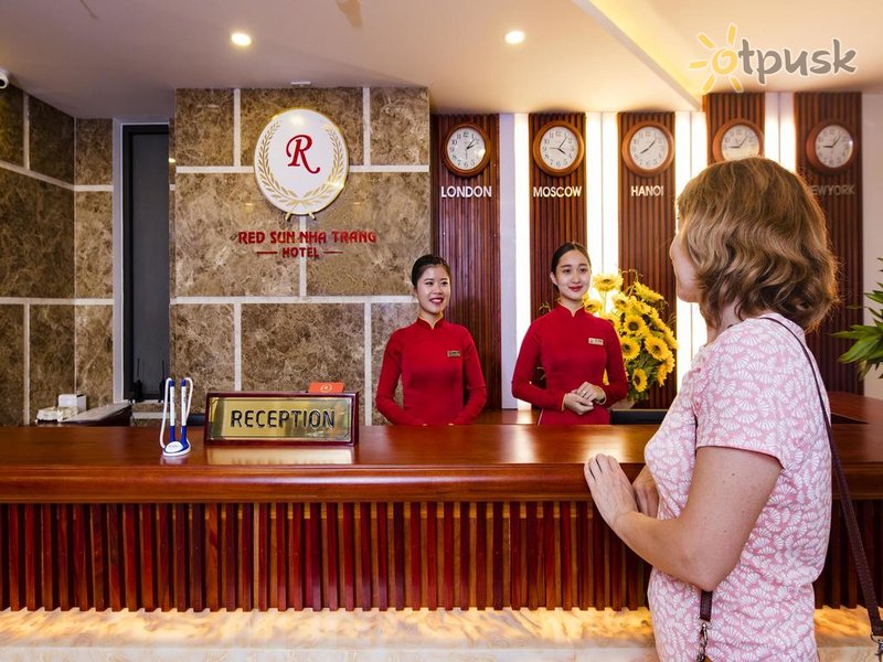 Фото отеля Red Sun Nha Trang Hotel 4* Нячанг Вьетнам лобби и интерьер