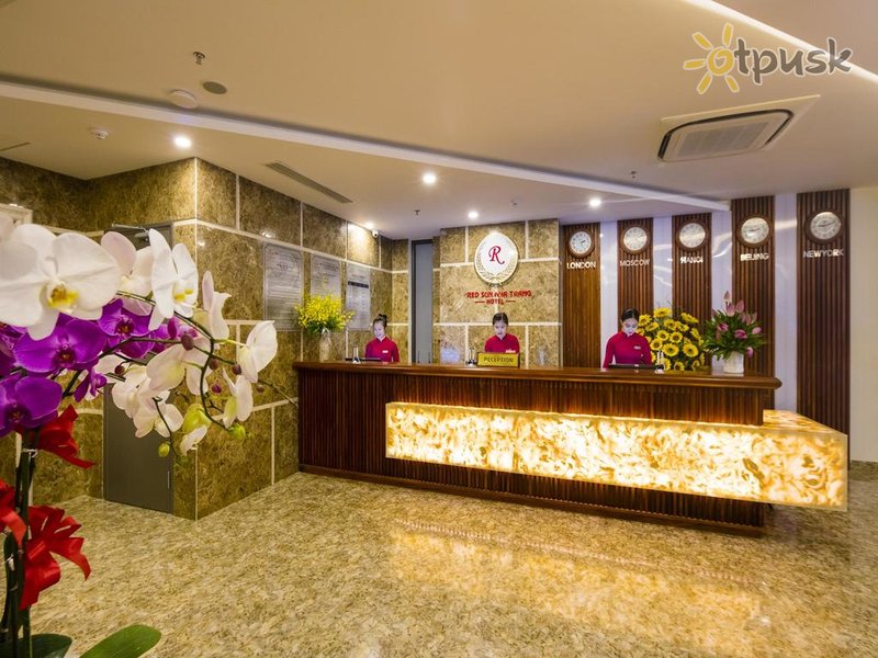 Фото отеля Red Sun Nha Trang Hotel 4* Нячанг Вьетнам лобби и интерьер