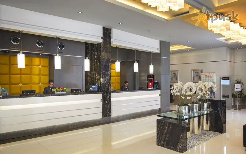 Фото отеля Time Grand Plaza Hotel 4* Дубай ОАЭ лобби и интерьер