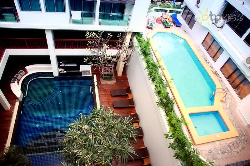Фото отеля Sunshine Hotel & Residences 3* Pataja Tailandas išorė ir baseinai